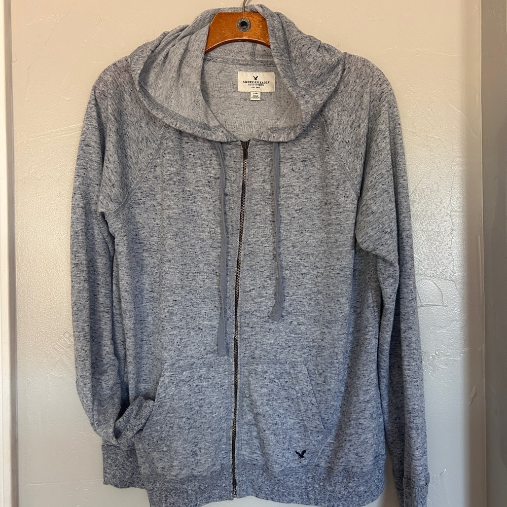 American Eagle Outfitters Lightweight Zip-Up Hoodie – Size Large